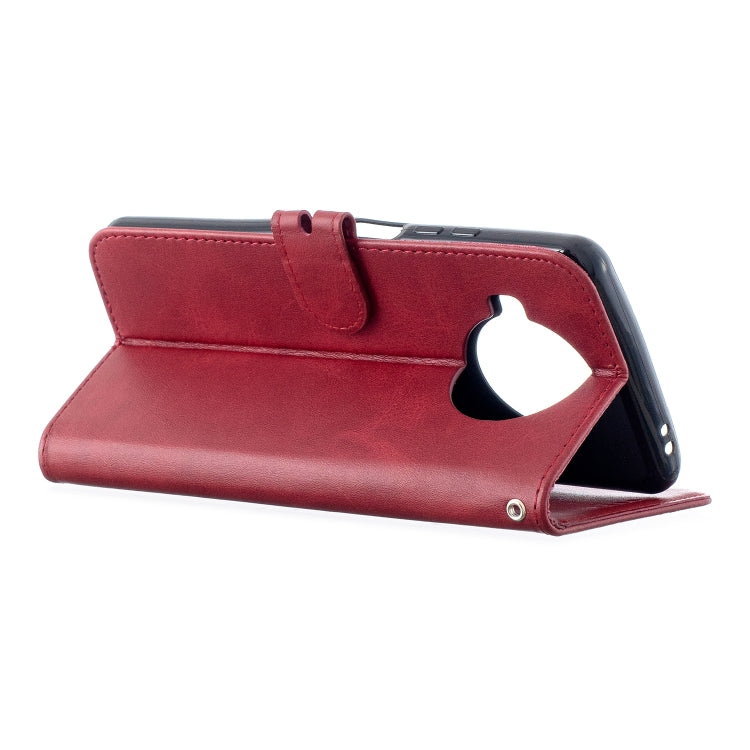 For Xiaomi Mi 10T Lite 5G Stitching Style 2-Color Cow Texture Horizontal Flip PU Leather Case with Holder & Card Slot & Lanyard