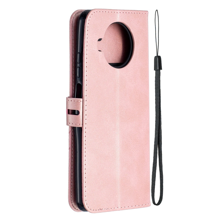 For Xiaomi Mi 10T Lite 5G Stitching Style 2-Color Cow Texture Horizontal Flip PU Leather Case with Holder & Card Slot & Lanyard