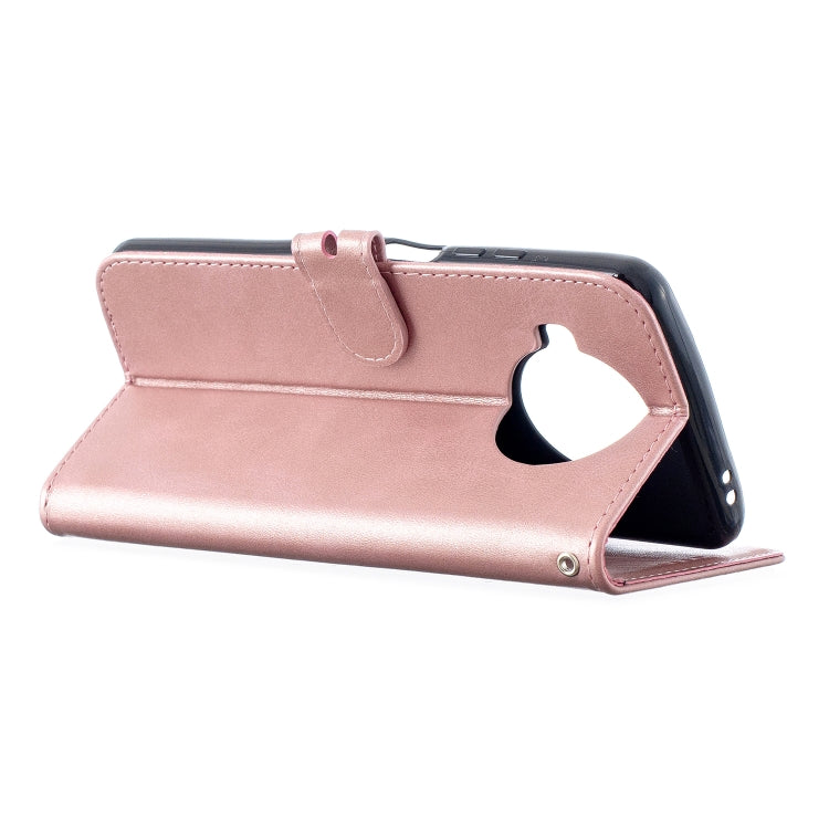 For Xiaomi Mi 10T Lite 5G Stitching Style 2-Color Cow Texture Horizontal Flip PU Leather Case with Holder & Card Slot & Lanyard