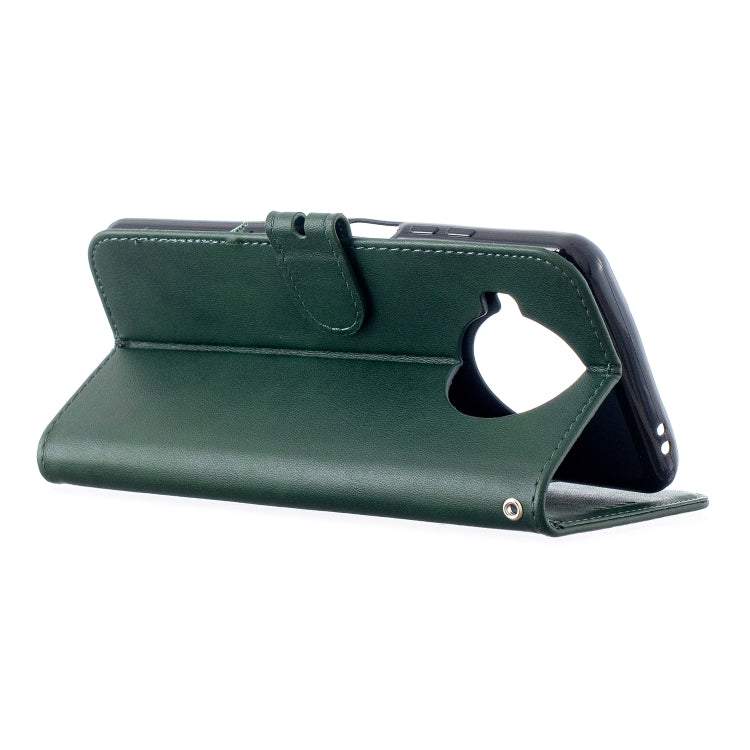 For Xiaomi Mi 10T Lite 5G Stitching Style 2-Color Cow Texture Horizontal Flip PU Leather Case with Holder & Card Slot & Lanyard