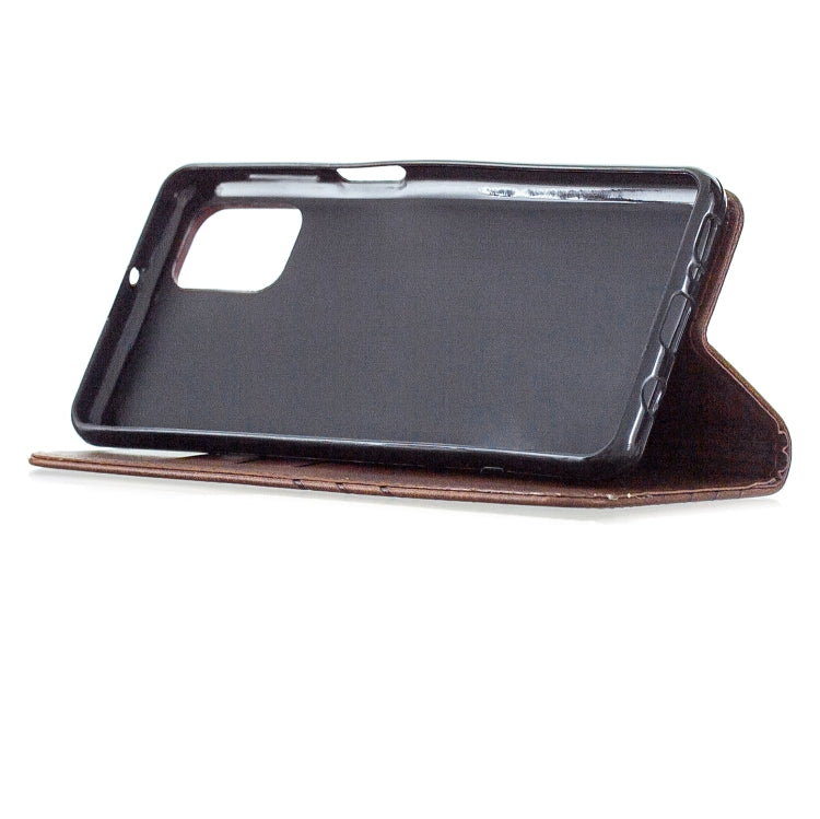 For Xiaomi Mi 10T Pro 5G Stitching Style 2-Color Cow Texture Horizontal Flip PU Leather Case with Holder & Card Slot & Lanyard