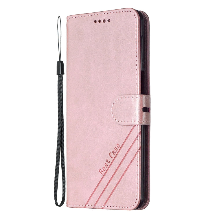 For Xiaomi Mi 10T Pro 5G Stitching Style 2-Color Cow Texture Horizontal Flip PU Leather Case with Holder & Card Slot & Lanyard