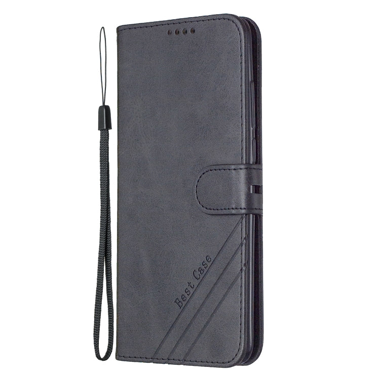 For Xiaomi Mi 10 Ultra Stitching Style 2-Color Cow Texture Horizontal Flip PU Leather Case with Holder & Card Slot & Lanyard