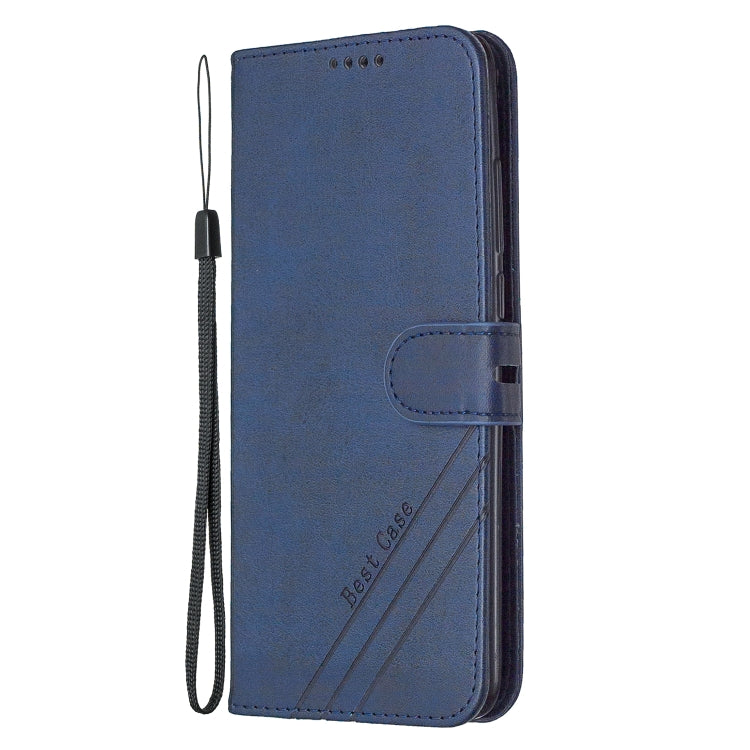 For Xiaomi Mi 10 Ultra Stitching Style 2-Color Cow Texture Horizontal Flip PU Leather Case with Holder & Card Slot & Lanyard