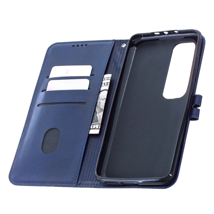 For Xiaomi Mi 10 Ultra Stitching Style 2-Color Cow Texture Horizontal Flip PU Leather Case with Holder & Card Slot & Lanyard