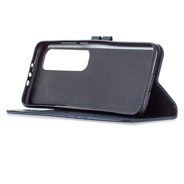 For Xiaomi Mi 10 Ultra Stitching Style 2-Color Cow Texture Horizontal Flip PU Leather Case with Holder & Card Slot & Lanyard