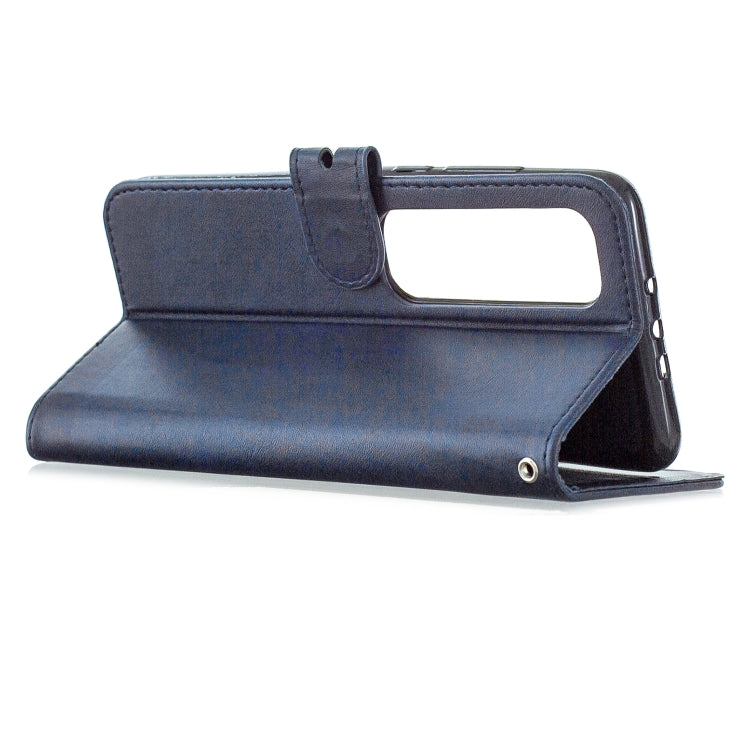 For Xiaomi Mi 10 Ultra Stitching Style 2-Color Cow Texture Horizontal Flip PU Leather Case with Holder & Card Slot & Lanyard