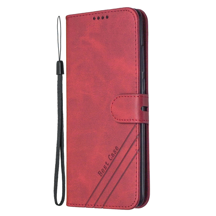 For Xiaomi Mi 10 Ultra Stitching Style 2-Color Cow Texture Horizontal Flip PU Leather Case with Holder & Card Slot & Lanyard