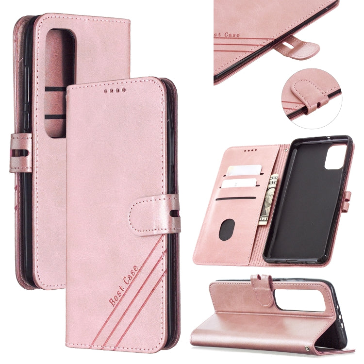 For Xiaomi Mi 10 Ultra Stitching Style 2-Color Cow Texture Horizontal Flip PU Leather Case with Holder & Card Slot & Lanyard