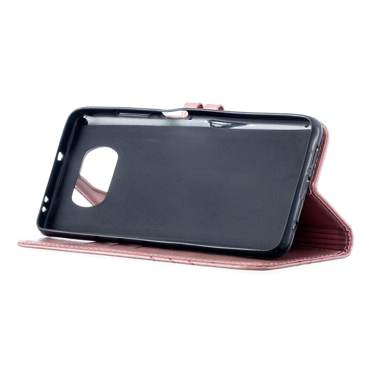 For Xiaomi Poco X3 NFC Stitching Style 2-Color Cow Texture Horizontal Flip PU Leather Case with Holder & Card Slot & Lanyard