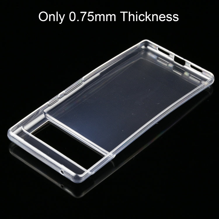 For Google Pixel 6 Pro 0.75mm Ultra-thin Transparent TPU Soft Protective Case