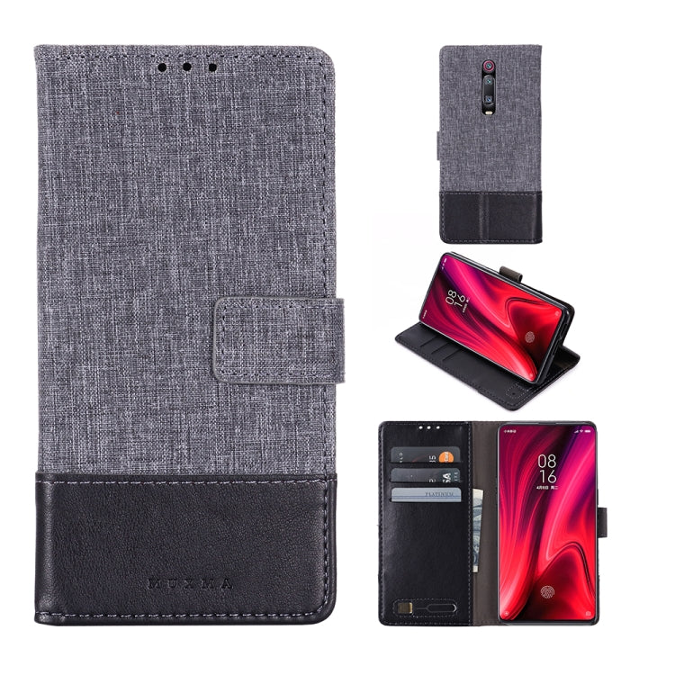 For Xiaomi Redmi K20 MUXMA MX102 Horizontal Flip Canvas Leather Case with Stand & Card Slot & Wallet Function