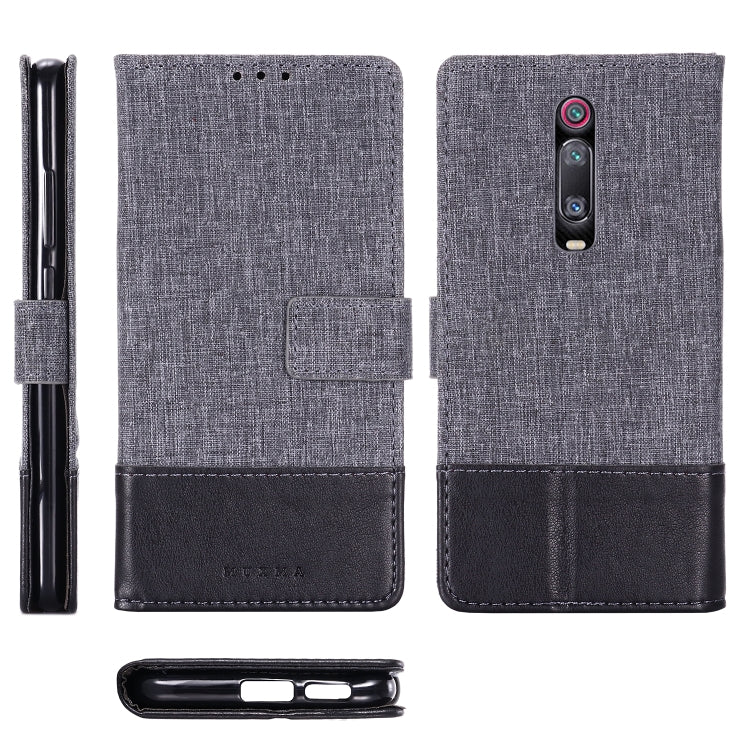 For Xiaomi Redmi K20 MUXMA MX102 Horizontal Flip Canvas Leather Case with Stand & Card Slot & Wallet Function