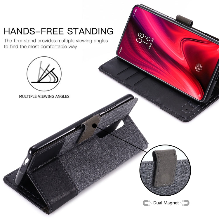 For Xiaomi Redmi K20 MUXMA MX102 Horizontal Flip Canvas Leather Case with Stand & Card Slot & Wallet Function