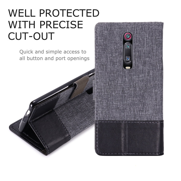 For Xiaomi Redmi K20 MUXMA MX102 Horizontal Flip Canvas Leather Case with Stand & Card Slot & Wallet Function