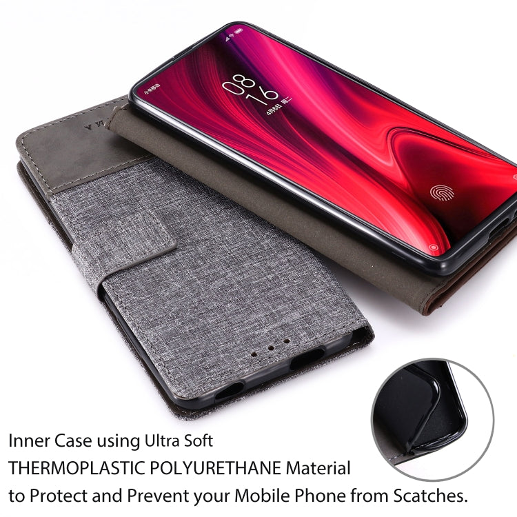 For Xiaomi Redmi K20 MUXMA MX102 Horizontal Flip Canvas Leather Case with Stand & Card Slot & Wallet Function