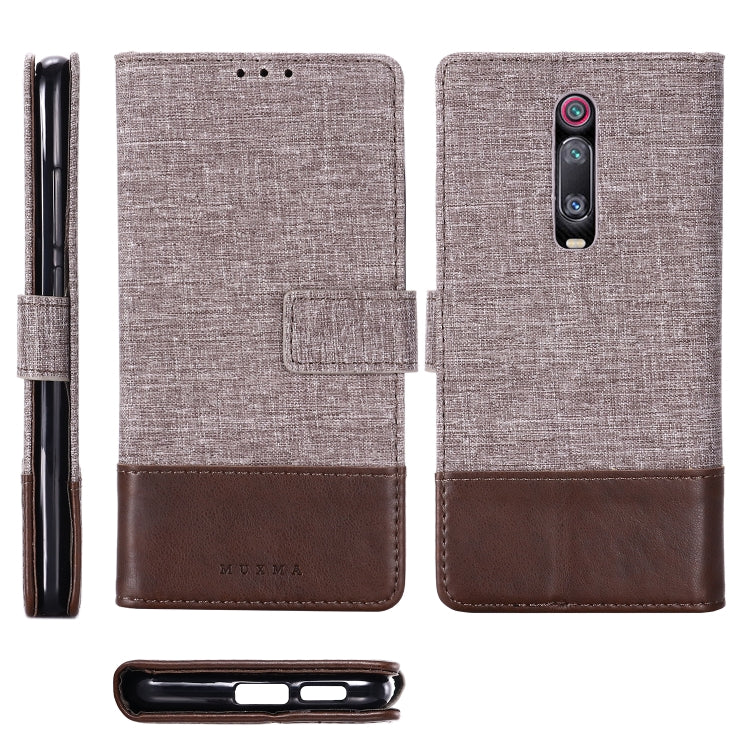 For Xiaomi Redmi K20 MUXMA MX102 Horizontal Flip Canvas Leather Case with Stand & Card Slot & Wallet Function