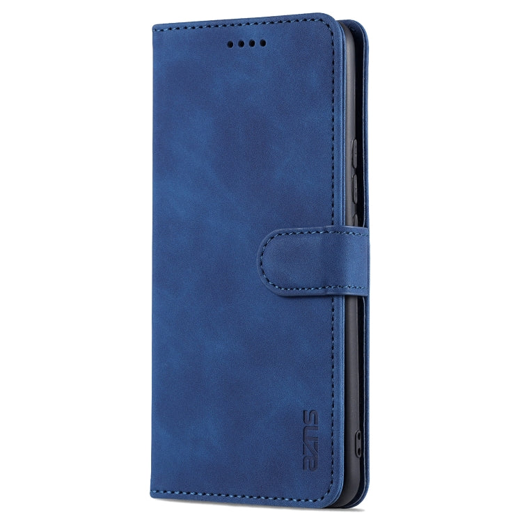 For vivo X60 Pro AZNS Skin Feel Calf Texture Horizontal Flip Leather Case with Card Slots & Holder & Wallet