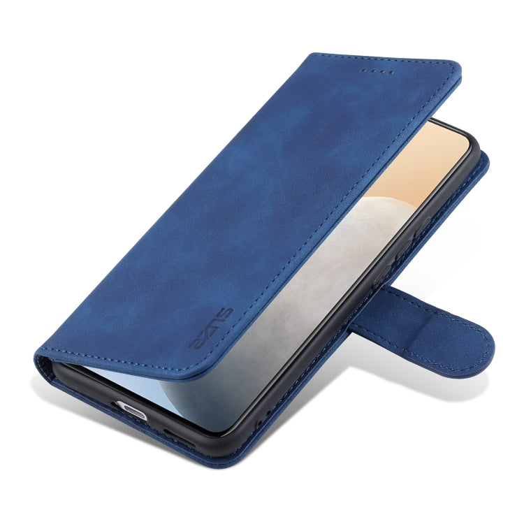 For vivo X60 Pro AZNS Skin Feel Calf Texture Horizontal Flip Leather Case with Card Slots & Holder & Wallet