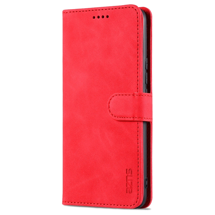 For vivo X60 Pro AZNS Skin Feel Calf Texture Horizontal Flip Leather Case with Card Slots & Holder & Wallet