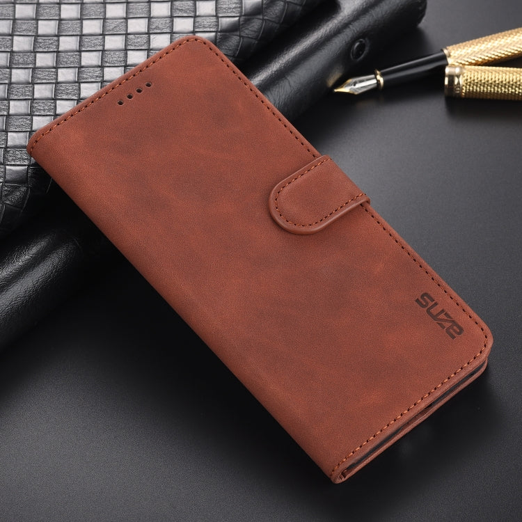 For vivo X60 Pro AZNS Skin Feel Calf Texture Horizontal Flip Leather Case with Card Slots & Holder & Wallet