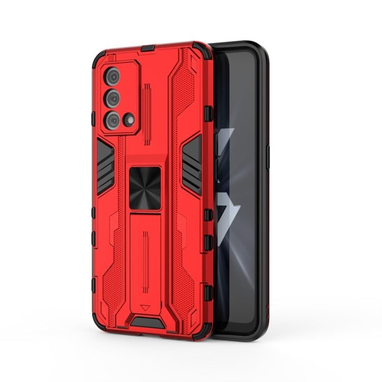 For OPPO K9 Supersonic PC + TPU Shock-proof Protective Case with Holder