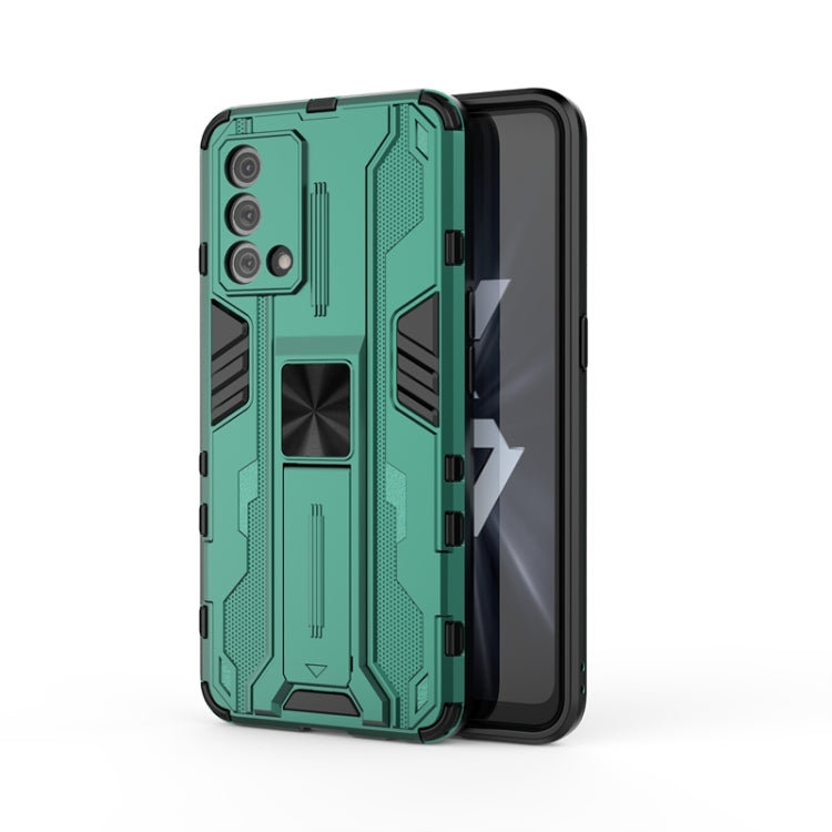 For OPPO K9 Supersonic PC + TPU Shock-proof Protective Case with Holder
