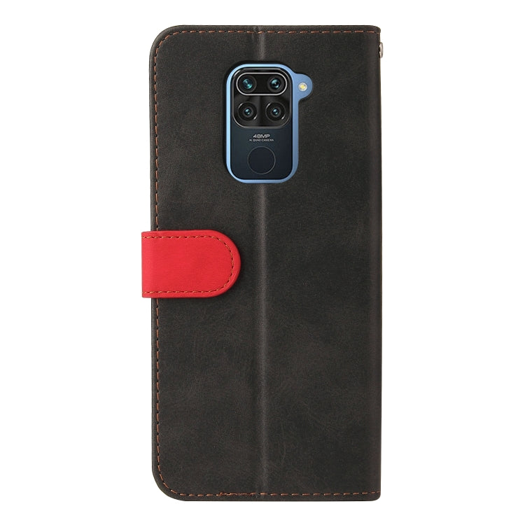For Xiaomi Redmi Note 9 4G Foreign Version / 10X 4G Business Stitching-Color Horizontal Flip PU Leather Case with Holder & Card Slots & Photo Frame