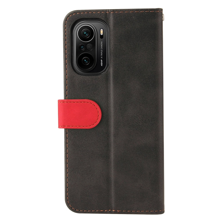 For Xiaomi Redmi K40/K40 Pro/Poco F3/Mi 11i Business Stitching-Color Horizontal Flip PU Leather Case with Holder & Card Slots & Photo Frame