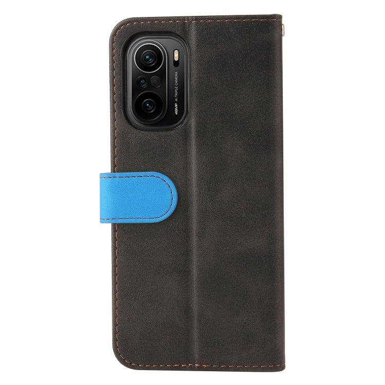 For Xiaomi Redmi K40/K40 Pro/Poco F3/Mi 11i Business Stitching-Color Horizontal Flip PU Leather Case with Holder & Card Slots & Photo Frame