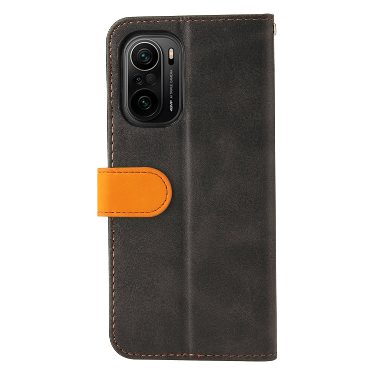 For Xiaomi Redmi K40/K40 Pro/Poco F3/Mi 11i Business Stitching-Color Horizontal Flip PU Leather Case with Holder & Card Slots & Photo Frame