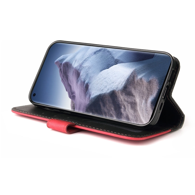 For Xiaomi Mi 11 Ultra Business Stitching-Color Horizontal Flip PU Leather Case with Holder & Card Slots & Photo Frame