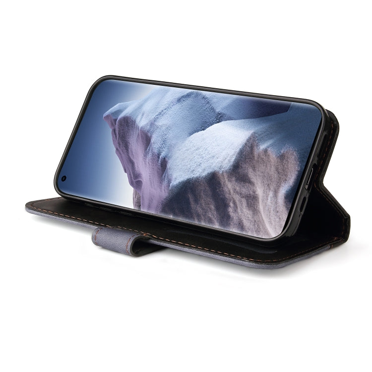 For Xiaomi Mi 11 Ultra Business Stitching-Color Horizontal Flip PU Leather Case with Holder & Card Slots & Photo Frame