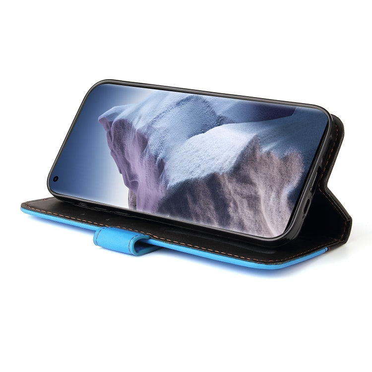 For Xiaomi Mi 11 Ultra Business Stitching-Color Horizontal Flip PU Leather Case with Holder & Card Slots & Photo Frame