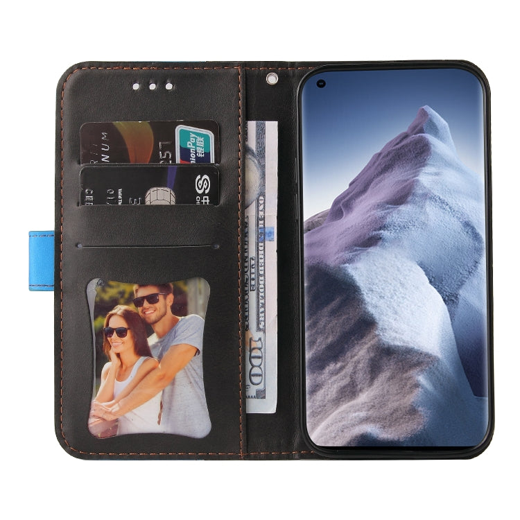 For Xiaomi Mi 11 Ultra Business Stitching-Color Horizontal Flip PU Leather Case with Holder & Card Slots & Photo Frame