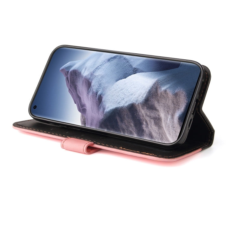 For Xiaomi Mi 11 Ultra Business Stitching-Color Horizontal Flip PU Leather Case with Holder & Card Slots & Photo Frame