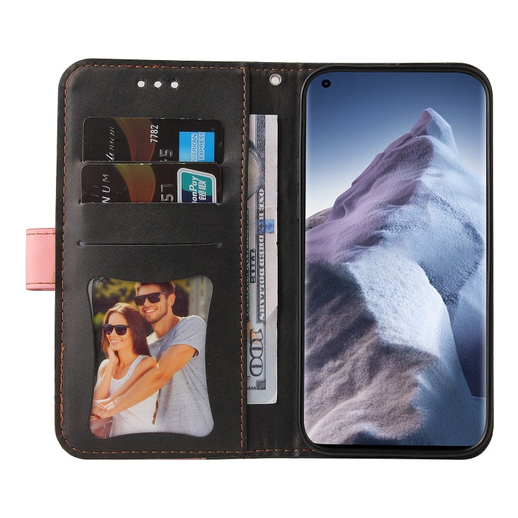 For Xiaomi Mi 11 Ultra Business Stitching-Color Horizontal Flip PU Leather Case with Holder & Card Slots & Photo Frame