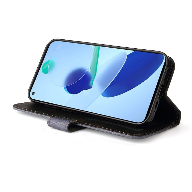 For Xiaomi Mi 11 Business Stitching-Color Horizontal Flip PU Leather Case with Holder & Card Slots & Photo Frame