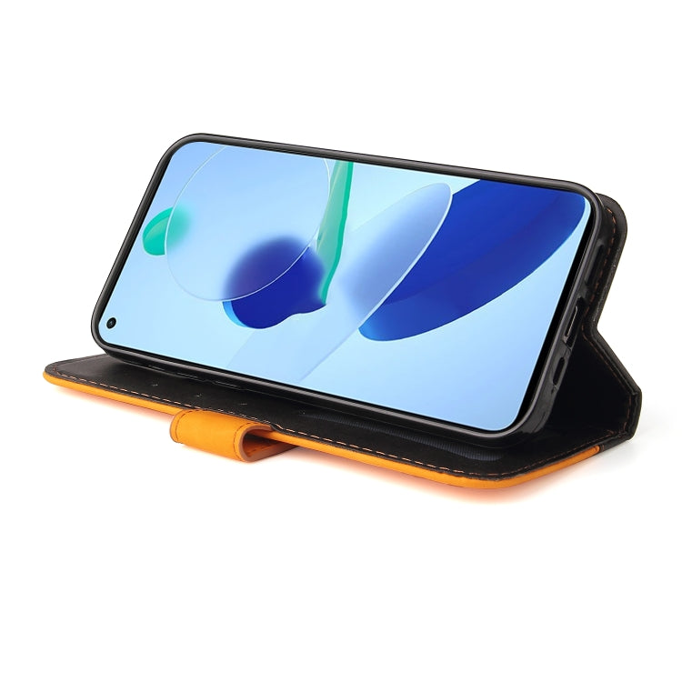 For Xiaomi Mi 11 Business Stitching-Color Horizontal Flip PU Leather Case with Holder & Card Slots & Photo Frame