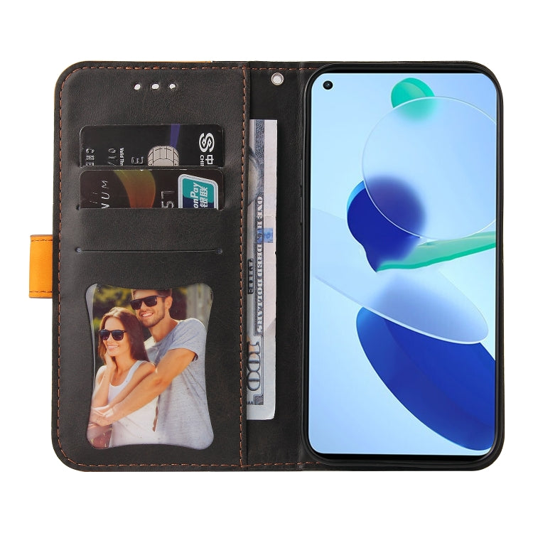 For Xiaomi Mi 11 Business Stitching-Color Horizontal Flip PU Leather Case with Holder & Card Slots & Photo Frame