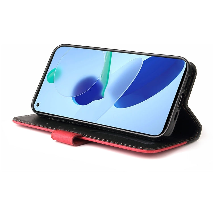 For Xiaomi Mi 11 Lite Business Stitching-Color Horizontal Flip PU Leather Case with Holder & Card Slots & Photo Frame