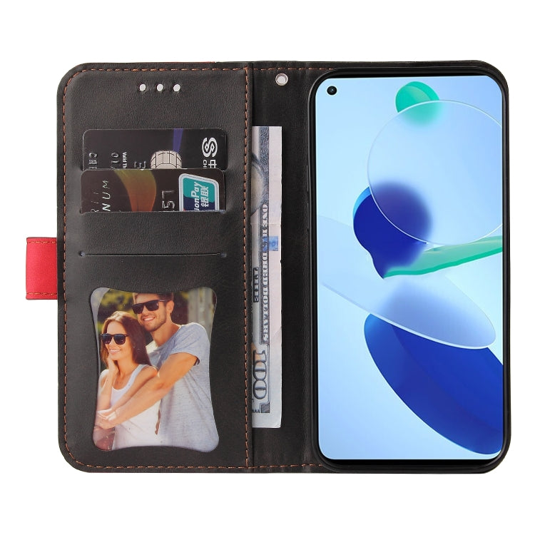 For Xiaomi Mi 11 Lite Business Stitching-Color Horizontal Flip PU Leather Case with Holder & Card Slots & Photo Frame