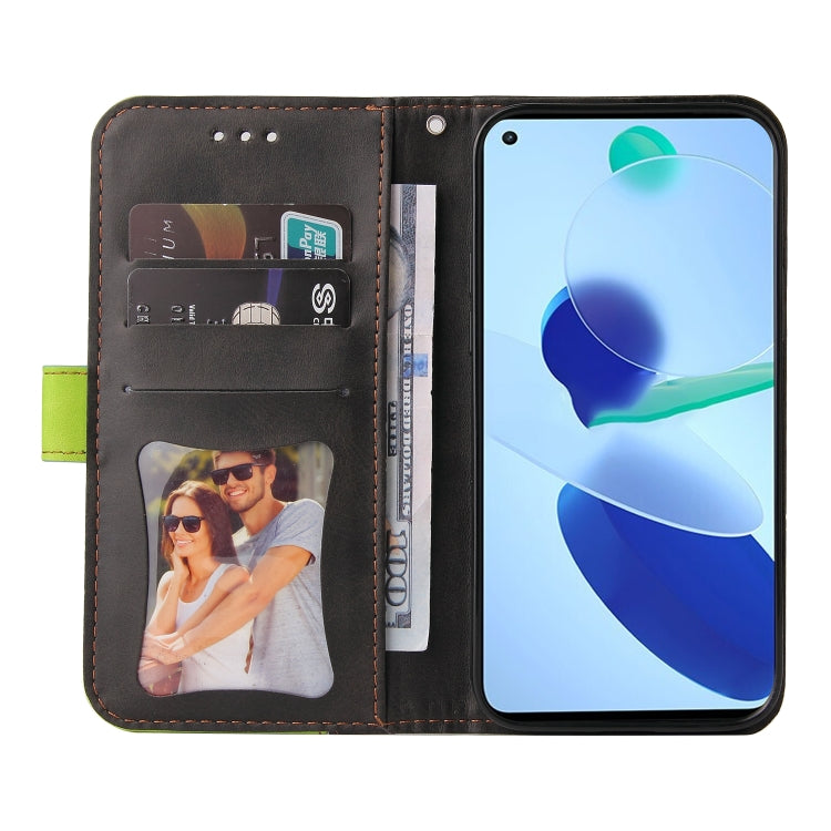For Xiaomi Mi 11 Lite Business Stitching-Color Horizontal Flip PU Leather Case with Holder & Card Slots & Photo Frame