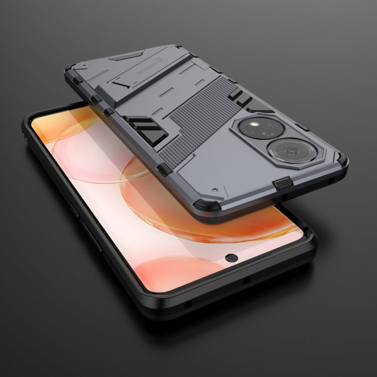 For Honor 50 Punk Armor 2 in 1 PC + TPU Shockproof Case with Invisible Holder