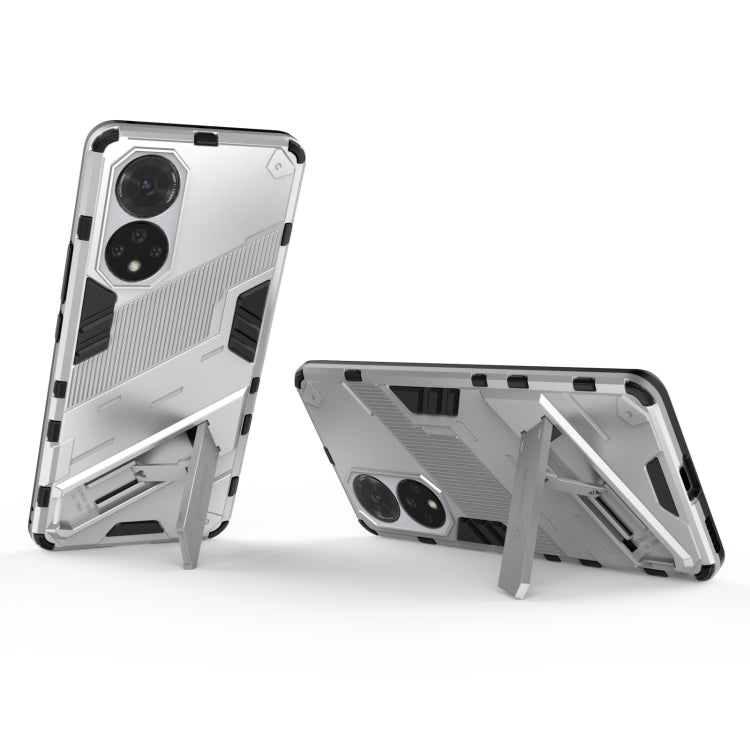 For Honor 50 Punk Armor 2 in 1 PC + TPU Shockproof Case with Invisible Holder