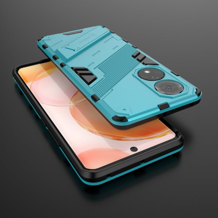 For Honor 50 Punk Armor 2 in 1 PC + TPU Shockproof Case with Invisible Holder