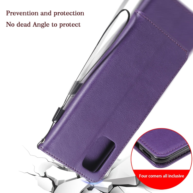 For Xiaomi Redmi Note 10 4G Solid Color Horizontal Flip Protective Leather Case with Holder & Card Slots & Wallet & Photo Frame & Lanyard