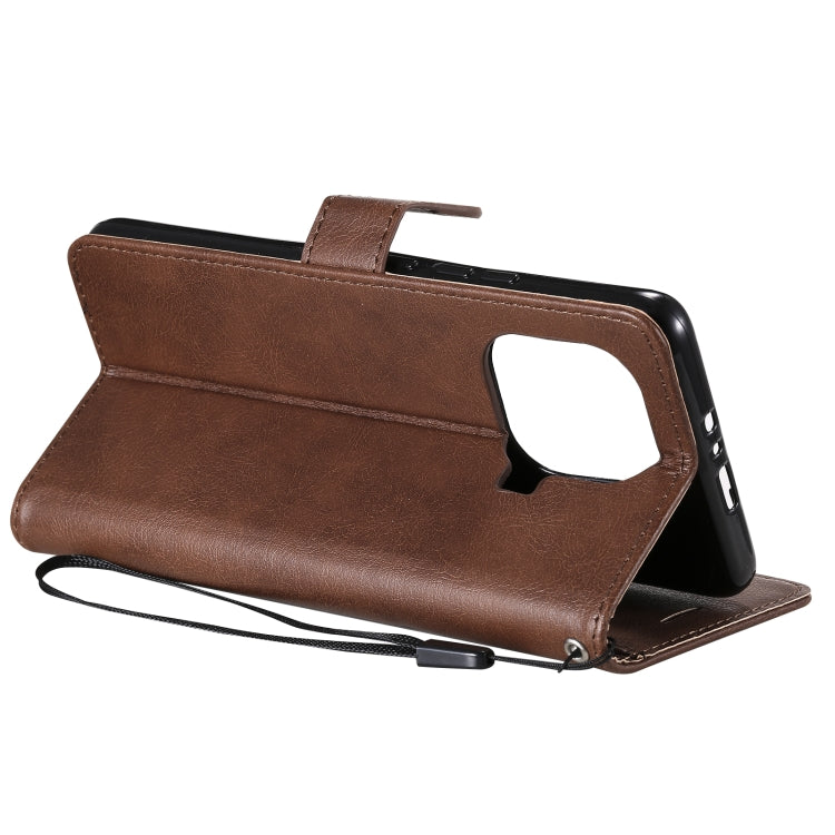 For Xiaomi Mi 11 Pro Solid Color Horizontal Flip Protective Leather Case with Holder & Card Slots & Wallet & Photo Frame & Lanyard