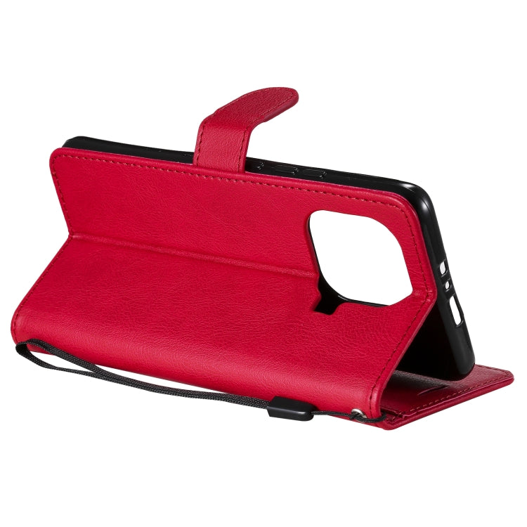 For Xiaomi Mi 11 Pro Solid Color Horizontal Flip Protective Leather Case with Holder & Card Slots & Wallet & Photo Frame & Lanyard