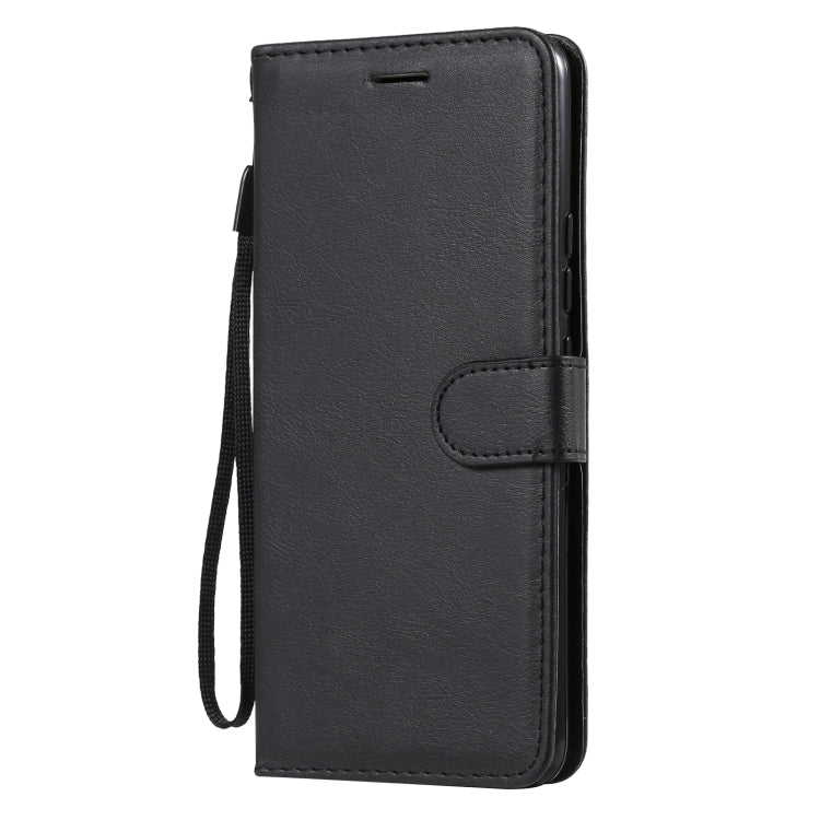 For Xiaomi Mi 11 Pro Solid Color Horizontal Flip Protective Leather Case with Holder & Card Slots & Wallet & Photo Frame & Lanyard